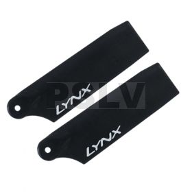 LX60473   Lynx Plastic Tail Blade 47 mm   Black  300X